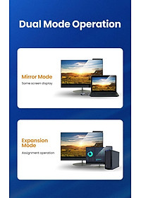 Ugreen UG70693CM323TK 4K 60hz Bộ chuyển đổi HDMI sang USB Type-C màu ghi xám có cổng cấp nguồn micro usb 5v - HÀNG CHÍNH HÃNG