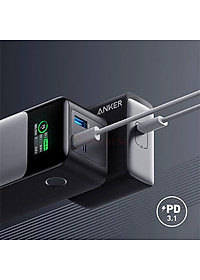 Sạc dự phòng Anker 737 PowerCore 1USB 2Type-C 140W PD3.1 24000mAh A1289 - Hàng chính hãng