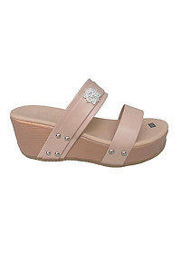 Dép Nữ Quai Ngang Đế Xuồng HÀ NAM Da Bò Thời Trang Cao Cấp 7cm DNU2125