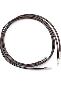 Combo 2 sợi dây vòng cổ cao su - đen + nâu DCSEN1