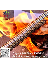 Xi Phông Chậu Rửa Bát 2 Hố Pimisi PXP-31-2 Inox Cao Cấp Kiểu Chun Uốn - Kim Loại Bẻ Cong Được, Thoát Nước Nhanh, Dùng Để Xả Thải Nước Bồn Rửa Chén 2 Hộc Thu 110 Inox 304, Chống Mùi Hôi Và Côn Trùng Gián, Chuột Cắn Phá - Có Đầu Thoát Tràn | Hàng Chính Hãng