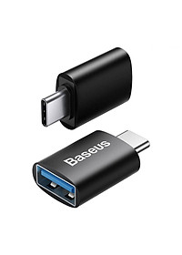 Đầu chuyển OTG Type C to USB 3.1 tốc độ cao Baseus Ingenuity Series Mini OTG Gen2 (Type-C to USB-A 3.1 Full Size, 10Gbps High speed OTG for Laptop/ Macbook/ iPad/Tablet/ Smartphone)- Hàng chính hãng