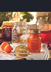 Hũ thủy tinh nắp vặn Quattro 1000ml - Bormioli Rocco - Italy