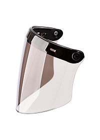 Kính thẳng gắn nón bảo hiểm 3/4 Royal có 3 nút bấm