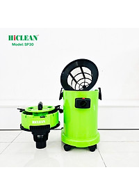 Máy hút bụi khô và ướt HiClean SP30, công suất 1500W, thùng nhựa ABS, dung tích 30L - Hàng Chính Hãng