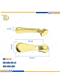 Đầu khóa kéo túi xách, đầu khóa kéo thay thế, đầu khóa kéo balo răng 5, Mạ điện độ bền 5-8 năm