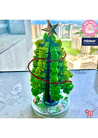 Cây thông Noel Mini để bàn phủ tuyết tự nở thần kỳ - Mideer Magic Christmas Tree - Quà Giáng sinh 2022 cho bé