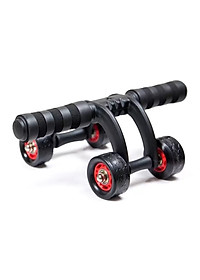 Con Lăn Tập Cợ Bụng 4 Bánh Thương Hiệu PaKaSa Được Tặng Kèm Thảm Lót ( Kích Thước 33 x 25 x 12 cm )- Hàng Chính Hãng