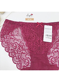 Quần Lót Nữ Ren Cạp Vừa Cao Cấp LUPERI LU3QL762 Kháng Khuẩn Khử Mùi Co Giãn Tốt Không Xù