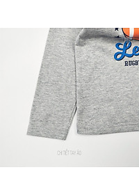 Áo bé trai BIGFOX - MISS MEOW thu đông, áo thun dài tay cho bé size đại in hình bóng bầu dục Newyork 11 - 38 kg