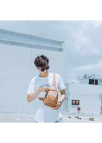 Balo Lata ( Thời trang nam đi chơi cỡ nhỏ - Balo đeo chéo da BALC22 )