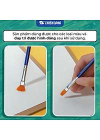 Túi 10 Cọ vẽ Tròn Thiên Long Colokit BRW-C02