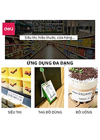 Giấy Decal Nhiệt In Nhãn, Minicode, Đơn Hàng TMĐT Deli -  Cuộn 325 Tờ 10x15cm - Dùng Cho Bill, Mã Vạch, Hóa Đơn, Livestream, Kinh Doanh Online - Không Phai Mực - Hàng Chính Hãng - 12308