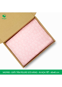 MGPI05 - Combo 50 tấm giấy Pelure gói hàng in họa tiết - 60x40 cm