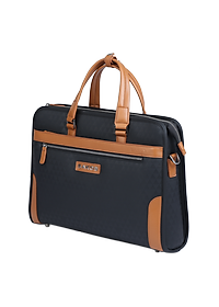 Cặp Xách Phối Da công Sở Thời Trang Cao Cấp SAKOS LEGEND 06 14 Inch