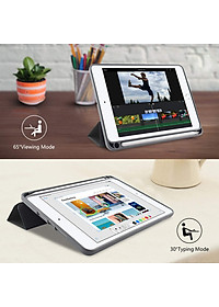 Case Bao da chống sốc cho iPad Pro 11 2022 Chip M2 / 2021 Chip M1 / 2020 hiệu Mutural Yashi Series mặt lưng canvas  có ngăn đựng bút, thiết kế tản nhiệt, cơ chế smartsleep - hàng nhập khẩu