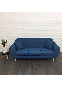 Sofa băng chung cư 1.8m (xanh)+ 2 đôn tặng 2 gối trang trí