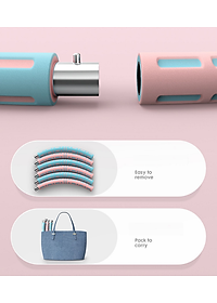 Vòng Lắc Eo Giảm Mỡ Bụng Ống Thép Bọc Mút Xốp - Tùy Chỉnh Độ Nặng - Chính Hãng miDoctor