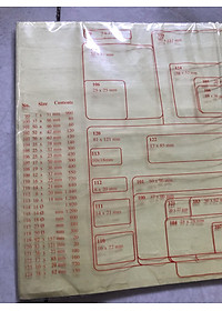 BỘ 2 XẤP NHÃN DÁN, GHI CHÚ, GHI TÊN DECAL NO.109
