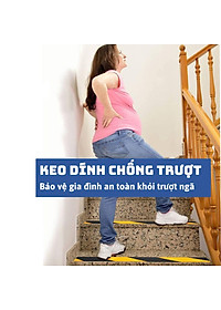 Băng Dính Chống Trơn Trượt Rộng 5cm Dài 10 Mét Sàn Nhà Cầu Thang Bậc Thềm Tránh Bước Hụt An Toàn Legaxi