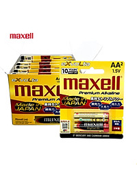 [ Made in JAPAN ] Hộp 24 Viên Pin AA , AAA Maxell Premium Alkaline Exvolta 1,5V Bền vô địch - hàng chính hãng