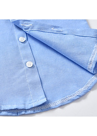 Bộ công tử bé trai, set áo sơ mi dài tay và quần quai đeo trẻ em, chất xịn dày đẹp, mẫu mới mặc sinh nhật sự kiện | MB10