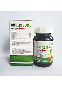 Viên Uống Giúp Hạ Nhanh Đường Huyết Định An Đường - Giảm Biến Chứng Bệnh Tiểu Đường Type 1 Và Type 2, Hạ Mỡ Máu, Giảm Cholesterol Trong Máu - Lọ 30 Viên