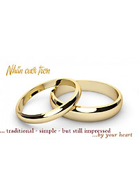 Combo Nhẫn trơn truyền thống Nam Nữ, Chất liệu hợp kim Titanium, bản rộng 4 li-Nữ và 6li-Nam, Kèm túi Nhung đựng trang sức.