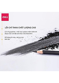 Bộ Dụng Cụ Vẽ Phác Thảo 27 Phụ Kiện Deli - Vẽ Mỹ Thuật - 1 Bộ - 58125