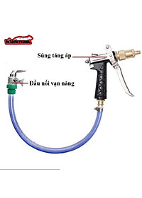 Vòi phun nước tưới cây thông minh làm sạch mọi thứ bằng nước áp lực cao với nhiều chế độ (Loại 15 mét) 206236