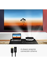 Ugreen UG40363MM137TK Màu Đen Cáp chuyển đổi DisplayPort sang HDMI V1.4 hỗ trợ phân giải 4K 2K - HÀNG CHÍNH HÃNG
