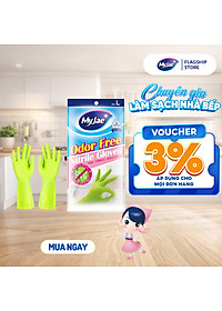 (Chọn Size) Găng tay Nitrile Không Mùi MyJae Rửa Chén, Bát, Dọn Dẹp Nhà Cửa
