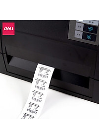 Giấy Decal Nhiệt In Nhãn, Minicode, Đơn Hàng TMĐT Deli -  Cuộn 325 Tờ 10x15cm - Dùng Cho Bill, Mã Vạch, Hóa Đơn, Livestream, Kinh Doanh Online - Không Phai Mực - Hàng Chính Hãng - 12308