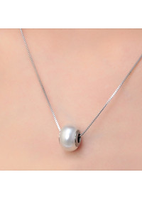 Dây Chuyền Tropicana Phối Charm Swarovski Ngọc Trai Hai Màu Trắng Đen