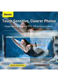 Túi chống nước dùng cho điện thoại Baseus nắp trượt chuẩn IP X8 - Baseus Cylinder Slide-Cover Waterproof Bag ( for under 7.2 inch SmartPhone) - Hàng chính hãng