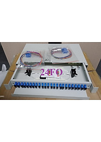 Hộp phối quang 24 sợi, SC Single mode, đầy đủ phụ kiện. Hàng chính hãng