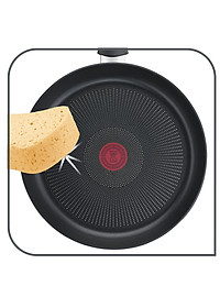 Chảo sâu lòng chống dính đáy từ Tefal Unlimited 28cm, dùng cho mọi loại bếp - Sản xuất tại Pháp - Hàng chính hãng