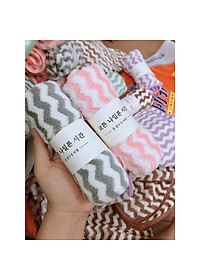 Khăn Mặt Lông Cừu Xuất Hàn Cao Cấp 30cm x 50cm - Mềm Mịn Thấm Nước Tốt - Hàng Loại 1