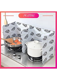 Tấm chắn dầu mỡ chắn gió bếp ga hoạ tiết chịu nhiệt