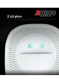 Máy phun sương tạo ẩm cỡ lớn Rhino H802 3000ml, 2 lõi phun, tích hợp đèn 7 màu, dung tích lớn cho không gian rộng - Hàng chính hãng