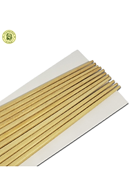 Đũa Gỗ Nhọn Nhật  Trắng Dùng Trong Bàn Ăn (10 Đôi / Vỉ) - Đồ Gỗ Nhà Bếp Thương Hiệu Trường Sơn