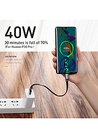 Cáp sạc và truyền dữ liệu USB chân Type-C chính hãng Baseus dài 23cm 