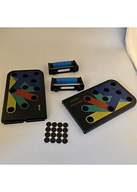 Dụng Cụ Hít Đất Cao Cấp Cải Tiến 22 Trong 1 - Nhiều Bài Tập Hơn Kèm Miếng Chống Trượt - Có Thể Tháo Rời Cất Gọn - Dụng Cụ Chống Đẩy 22in1 (20 lỗ) Chính Hãng dododios