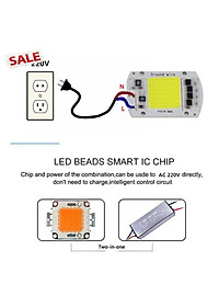 Chíp Led 20W/30W/50W LED Drive-Free COB Chip Lamp 220V