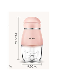 Máy Xay Đồ Ăn Dặm Cho Bé 6 Lưỡi Cối Thuỷ Tinh Hàng Nội Địa Trung Bản Cao Cấp Siêu Mịn Tiện Dụng - Tặng Kèm Dụng Cụ Rửa Máy-Hàng Chính Hãng 