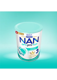 Sữa Bột Nestlé NAN OPTIPRO PLUS 3 800g/lon với 5HMO xuất xứ Thụy Sĩ - Hỗ trợ Tiêu Hóa, Đề Kháng, Trí Não & Chiều Cao (1-2 tuổi)