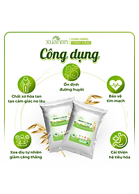 Yến Mạch Hữu Cơ Xuân An [ko đường] Túi 3Kg[cán dẹt](Giảm 20%)