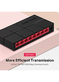 Bộ Chia Mạng 8 Cổng Gigabit MERCUSYS MS108G - Switch  10/100/1000Mbps - Hàng Chính Hãng