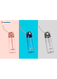 Bình Nước Thể Thao HOKORI, Nhựa PP Nguyên Sinh , Chịu Được Nhiệt Độ Cao, Dung Tích 700ml, An Toàn Cho Sức Khoẻ - Hàng chính hãng