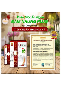 Viên Thảo Mộc Ăn Ngon Sâm Nhung Plus giúp ăn ngon ngủ ngon, hỗ trợ tăng cân an toàn hiệu quả